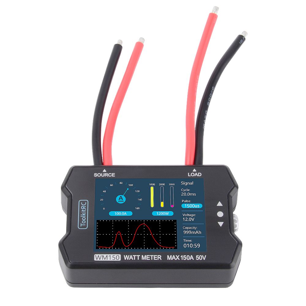ToolkitRC Akkutester WM150 Advanced Watt & Power Meter