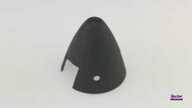 Turbo-Leichtspinner-Kappe schwarz