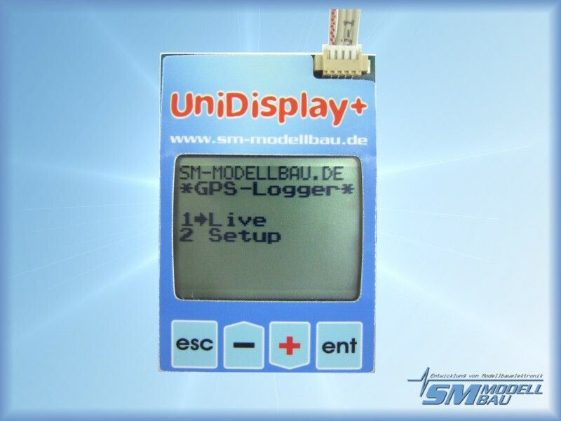 UniDisplay+ mit Anschlusskabel
