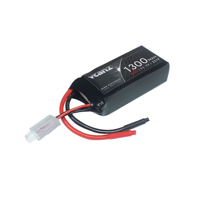 Vcanz 3S 11.1V 1300mAh 45-90C Lipo RC-Akku