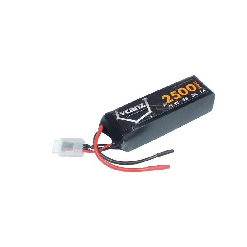 Vcanz 3S 11.1V 2500mAh 3C Lipo RC-Akku
