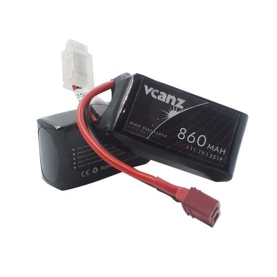 Vcanz 3S 11.1V 860mAh 35-70C Lipo RC-Akku Vcanz 3S 11.1V 860mAh 35-70C Lipo RC-Akku