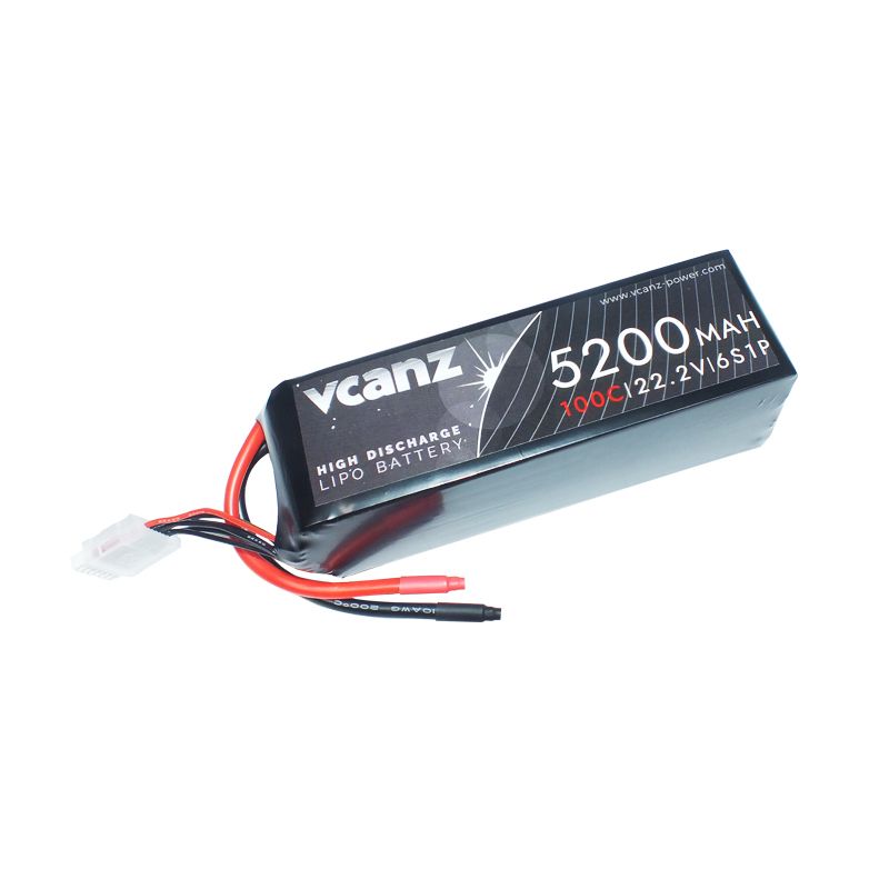 Vcanz 6S 22.2V 5200mAh 100-200C Graphene Lipo RC-Akku