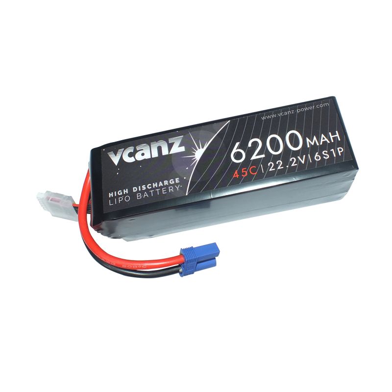 Vcanz 6S 22.2V 6200mAh 45-90C Lipo RC-Akku