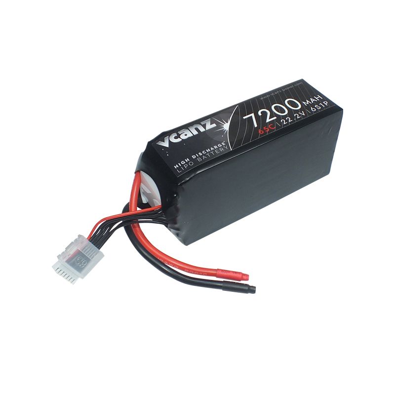 Vcanz 6S 22.2V 7200mAh 65-130C Graphene Lipo RC-Akku