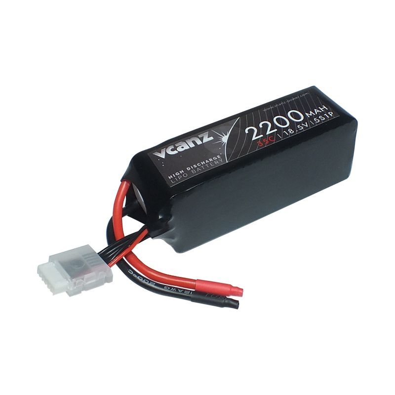 Vcanz 5S 18.5V 2200mAh 35-70C Lipo RC-Akku
