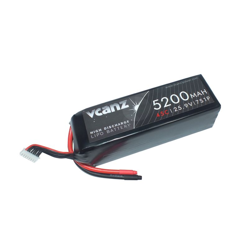 Vcanz 7S 25.9V 5200mAh 45-90C Lipo RC-Akku