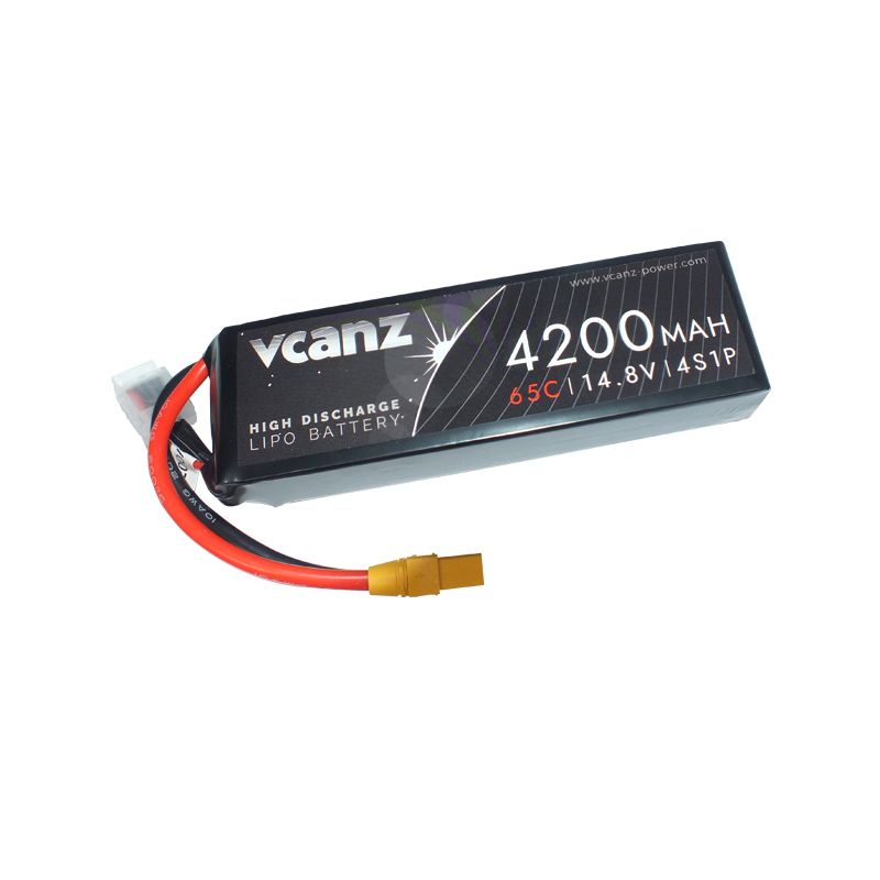 Vcanz 4S 14.8V 4200mAh 65-130C Graphene Lipo RC-Akku