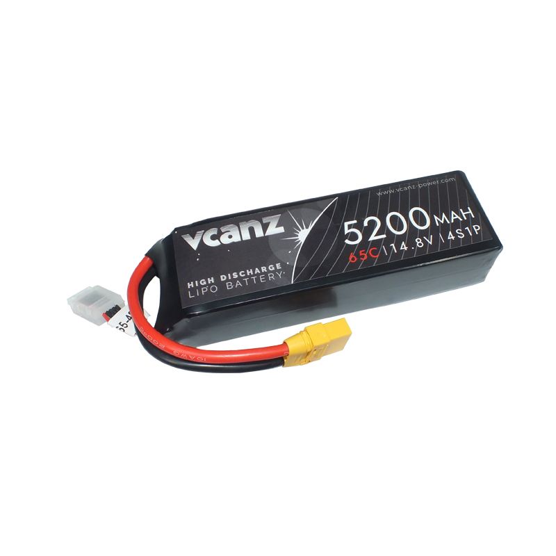 Vcanz 4S 14.8V 5200mAh 65-130C Graphene Lipo RC-Akku