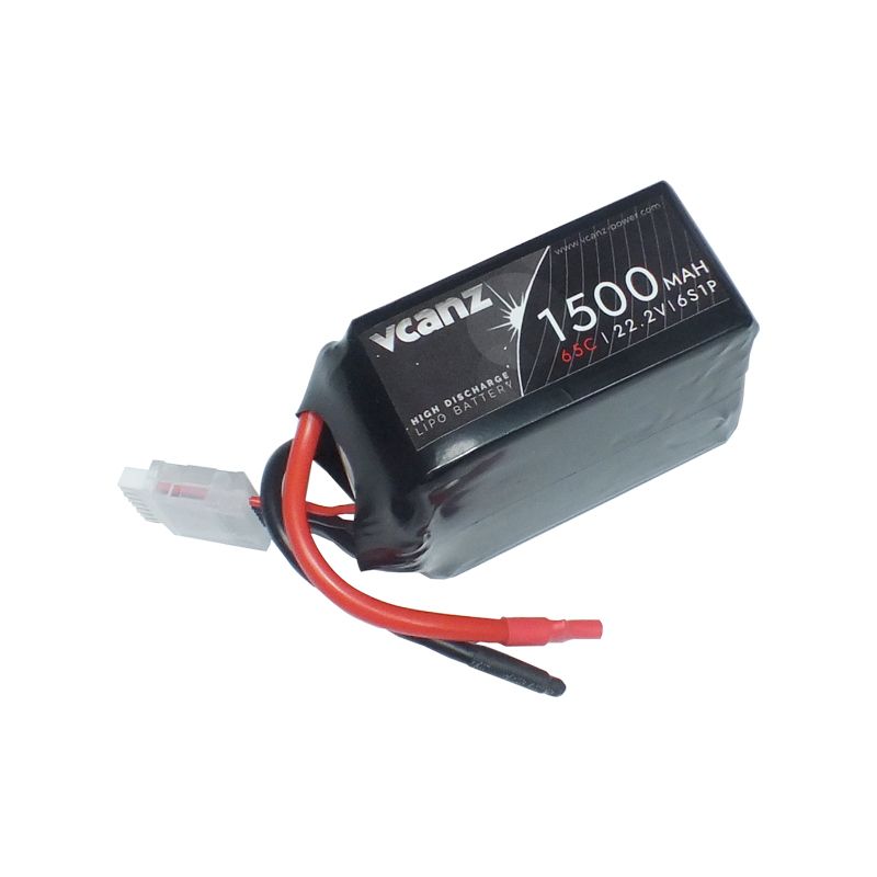Vcanz 6S 22.2V 1500mAh 65-130C Graphene Lipo RC-Akku