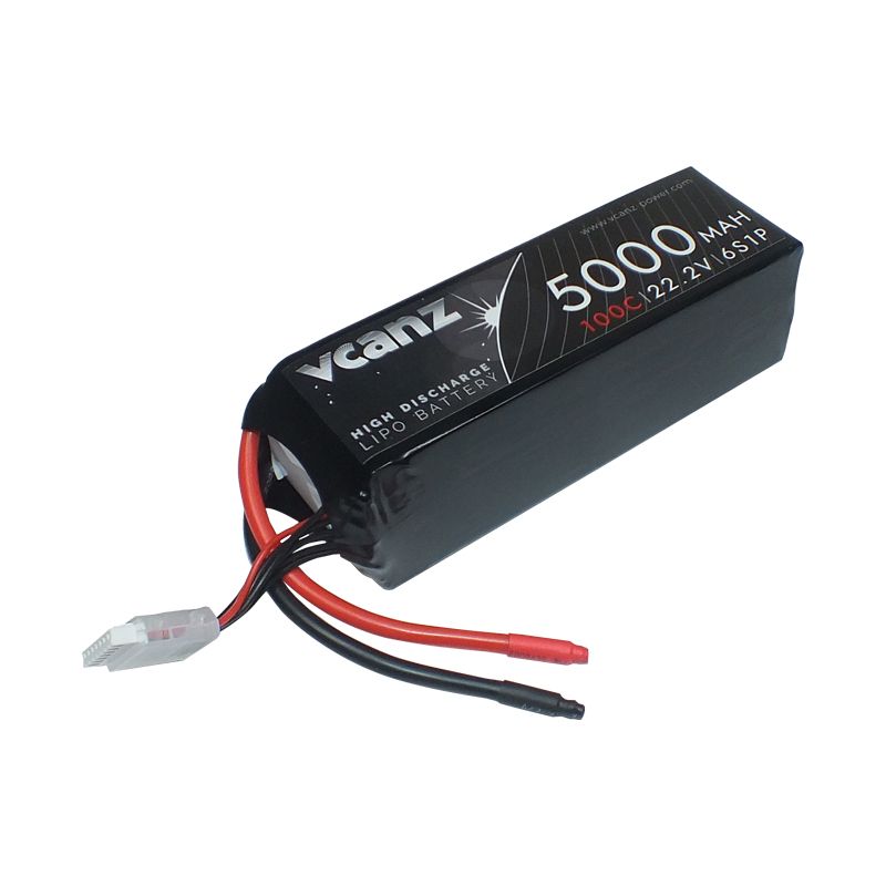 Vcanz 6S 22.2V 5000mAh 100-200C Graphene Lipo RC-Akku