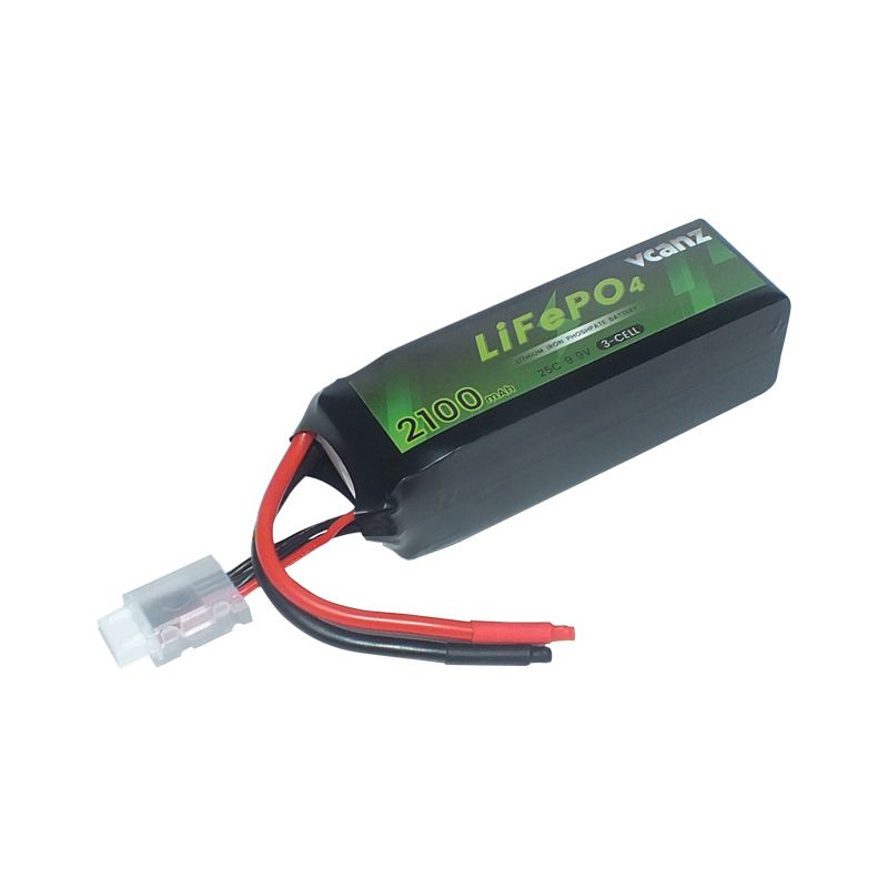 Vcanz LiFePo4 Akku 3S/9.9V, 2100mAh 25C