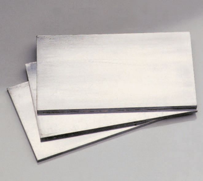 Walzblei 4 Platten 2x40x70mm, 240 Gramm