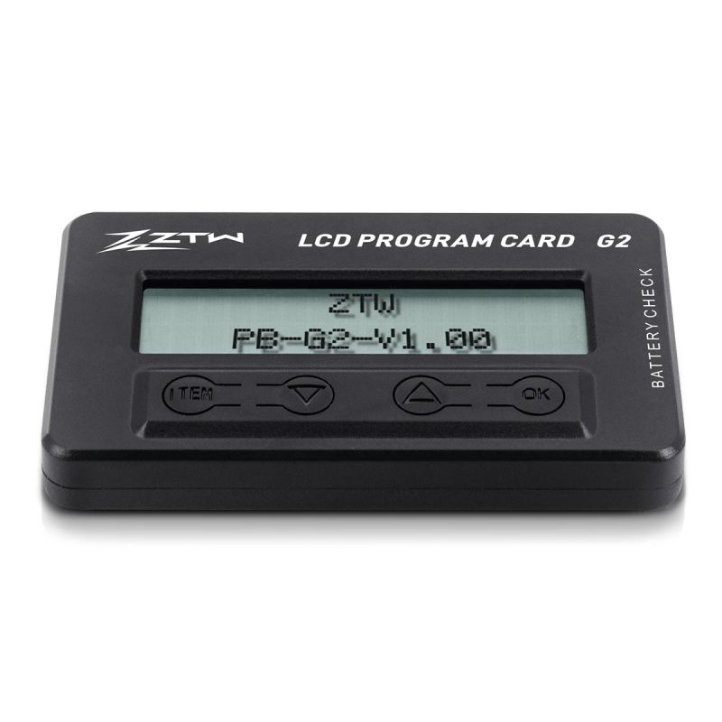 ZTW Multifunctional LCD Program Box G2 für Beatles/Shark/Mantis/Slim G2 ESC Lipo Voltmeter Servo Tester