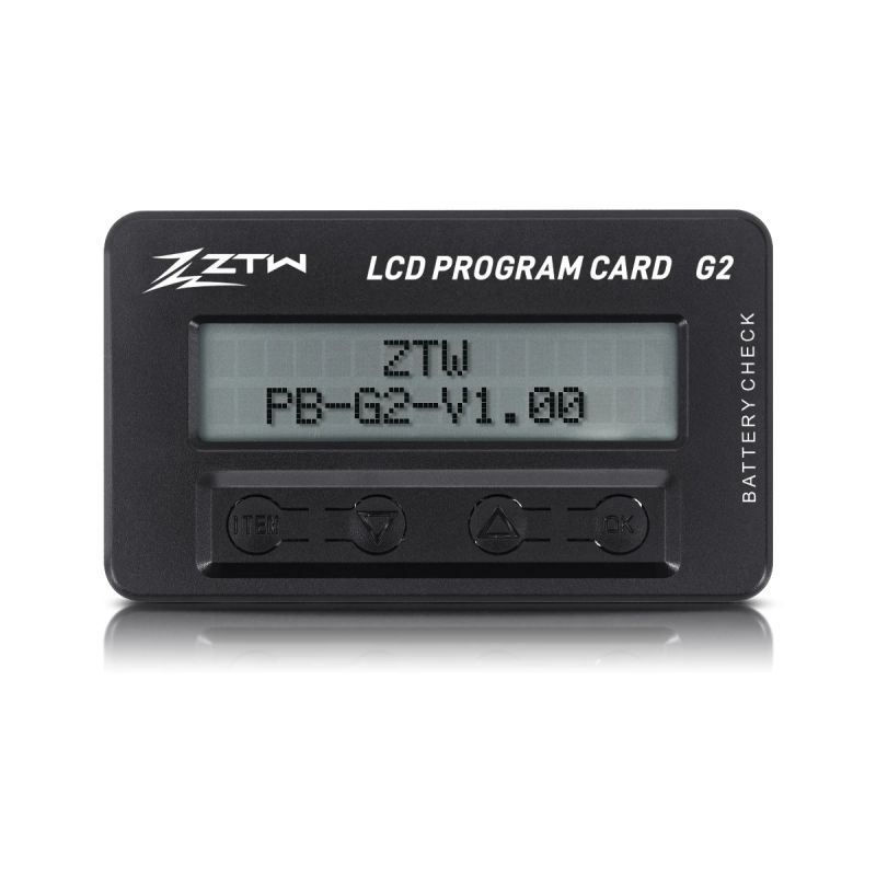 ZTW Multifunctional LCD Program Box G2 für Beatles/Shark/Mantis/Slim G2 ESC Lipo Voltmeter Servo Tester