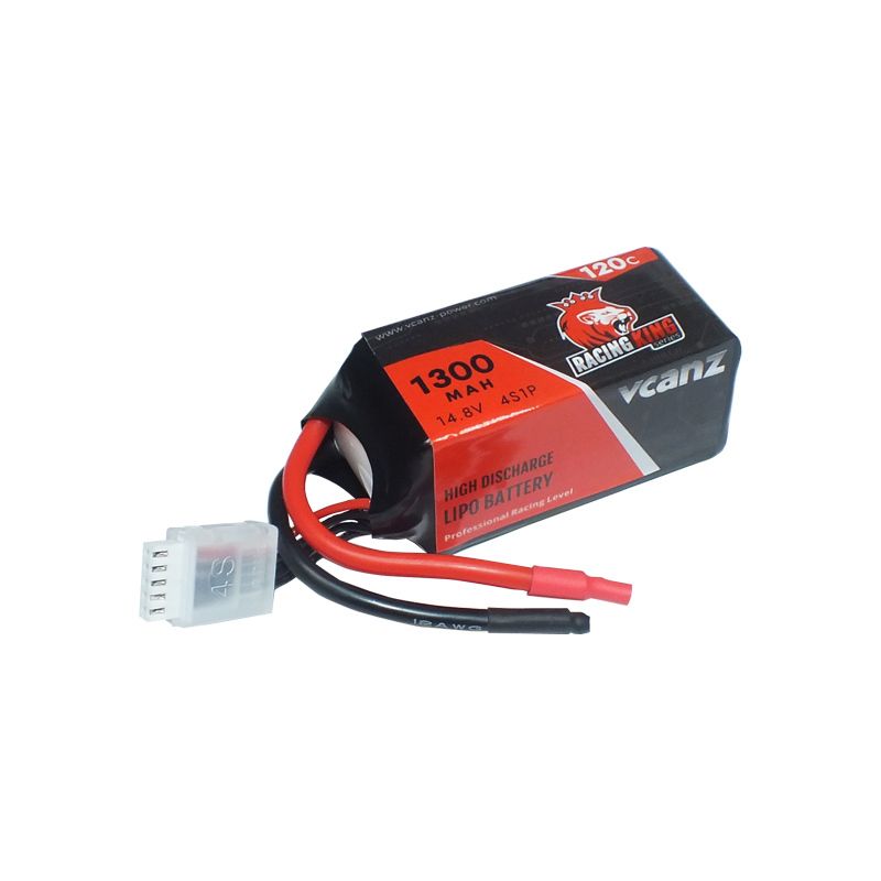Vcanz Racing King 1300mAh 120-240C 14.8V 4S LiPo Akku