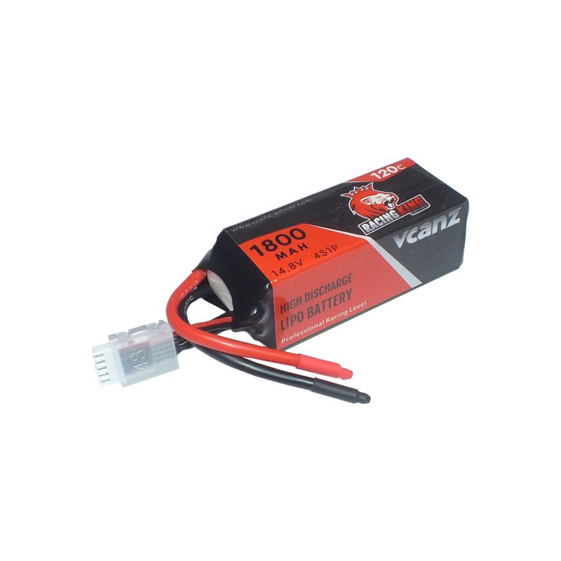 Vcanz Racing King 1800mAh 120-240C 14.8V 4S LiPo Akku