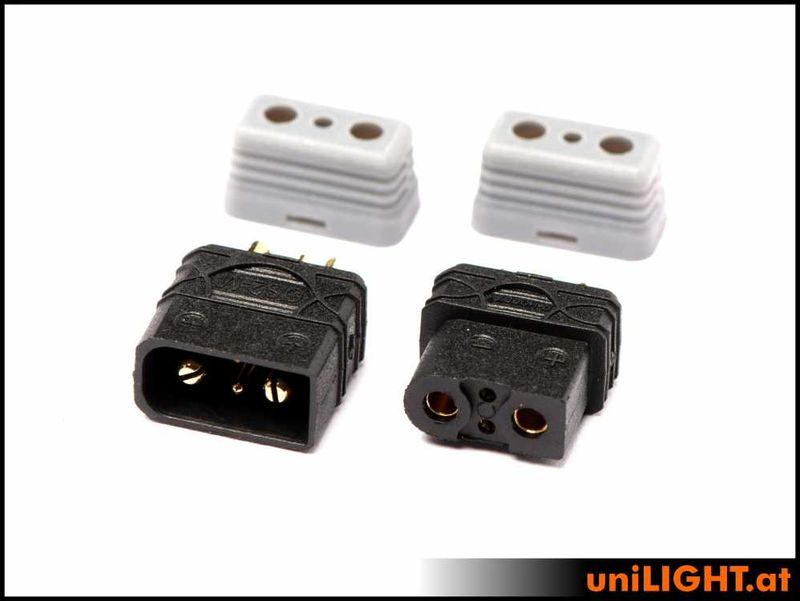 Kabel-Steckverbindung, 2 primäre 2 sekundäre Pole