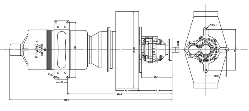 KingTech K-45TPG4+ Turbine (Turboprop)
