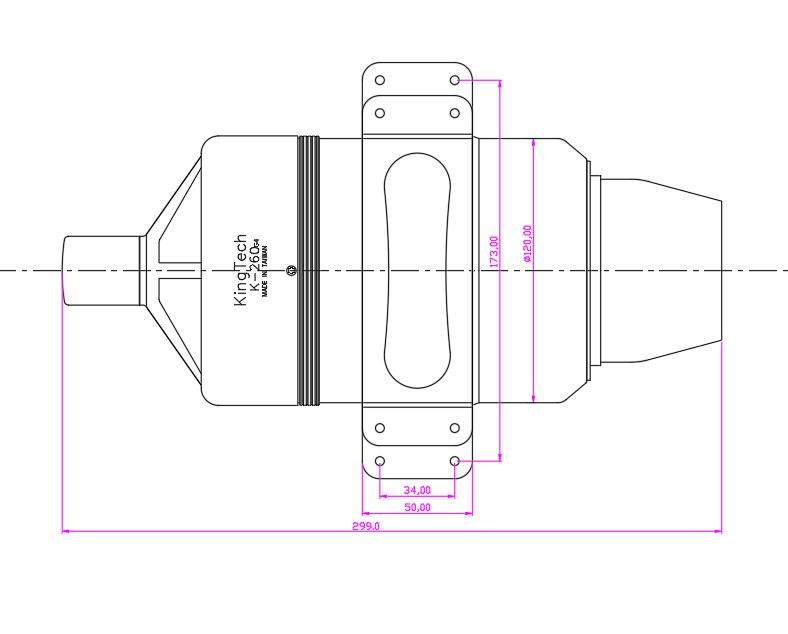 KingTech K-260G4+ Turbine