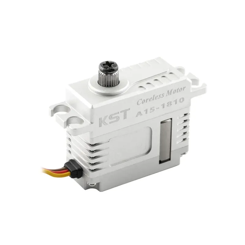 KST A15-1810 HV Phosphor Bronze & Hardened Steel Gear Standard Servo 20kg.cm 0.10sec/60° KST A15-1810 HV Phosphor Bronze & Hardened Steel Gear Standard Servo 20kg.cm 0.10sec/60°