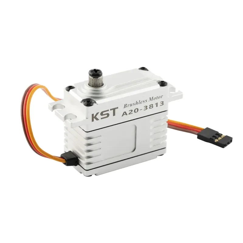 KST A20-3813 V8.0 Brushless HV Phosphor Bronze & Hardened Steel Gear Servo 43kg.cm 0.12sec/60°