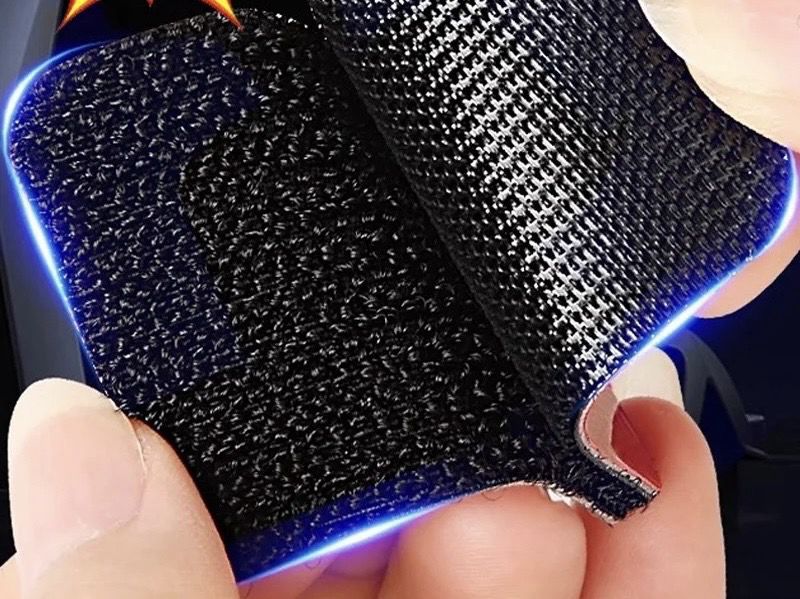 Klett-Pad 5x5cm schwarz