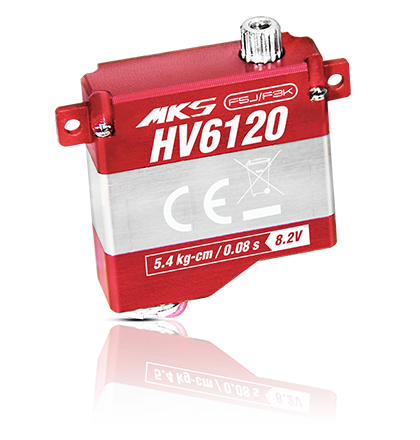 MKS-HV6120 Coreless, 8 mm,  5.4 kg/cm, 0.080s/60°