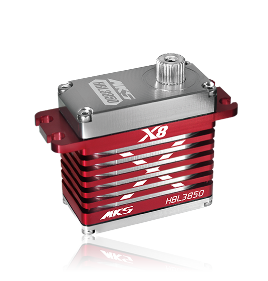 MKS-HBL3850 Brushless, 20 mm, 57 kg/cm, 0.104 s/60° MKS-HBL3850 Brushless, 20 mm, 57 kg/cm, 0.104 s/60°