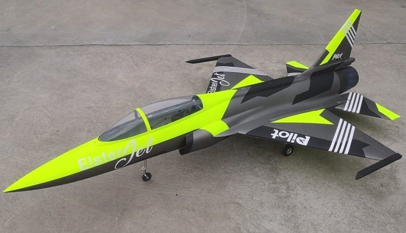 Pilot-RC Elster Jet FC1 - 3D-Turbinen-Jet, Spw 1900mm, ARF-Set mit EZFW