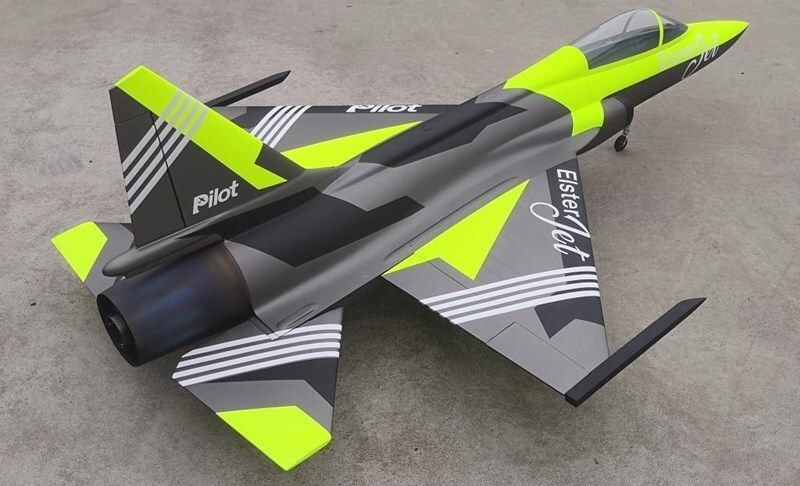 Pilot-RC Elster Jet FC1 - 3D-Turbinen-Jet, Spw 1900mm, ARF-Set mit EZFW