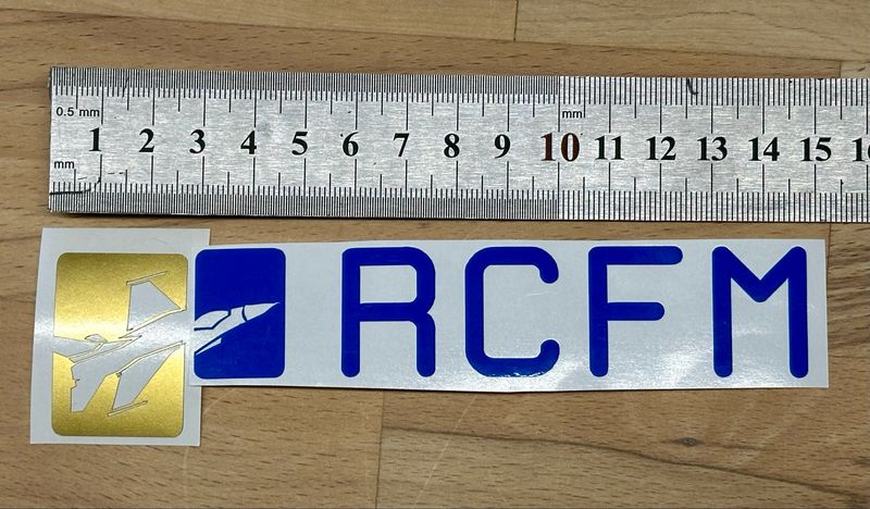 RCFM Konturgeschnittene Aufkleber
