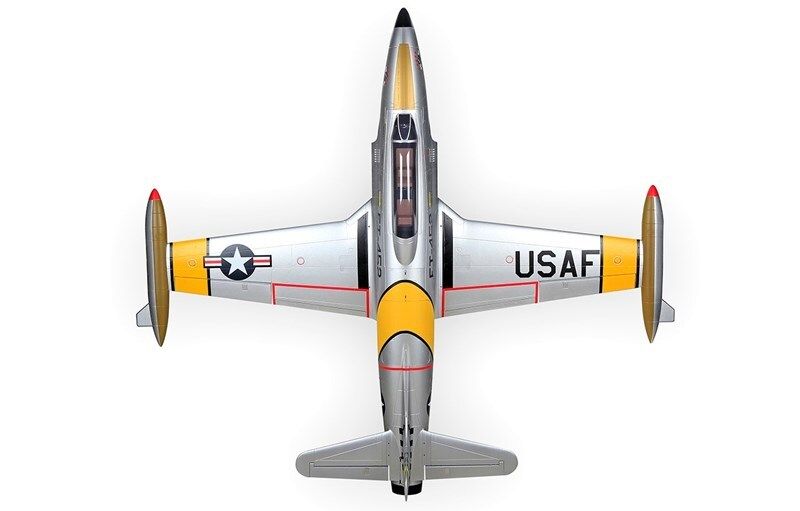 HSDJETS Turbo T-33 Yellow Ribbon, Spw 2018mm, ARF