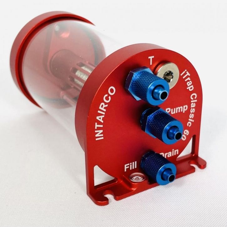Intairco iTrap 60 Classic Pro Single Inlet, Barb Fittings - Suit XLarge Tygon and 6mm Festo Tube