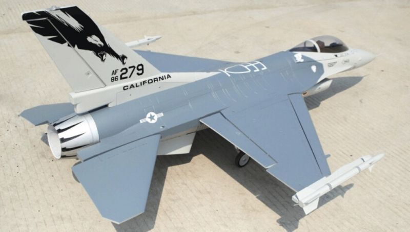 HSDJETS Falcon F-16 V2, Spw 1245mm, PNP-Set, Ready for Turbine