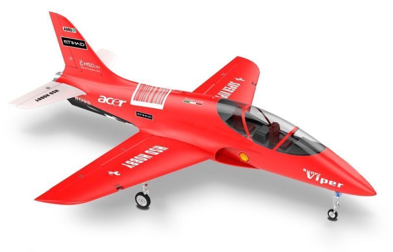 HSDJets Super Viper V4 RED, 12S, 105mm S-EDF, Spw 1500mm, PNP