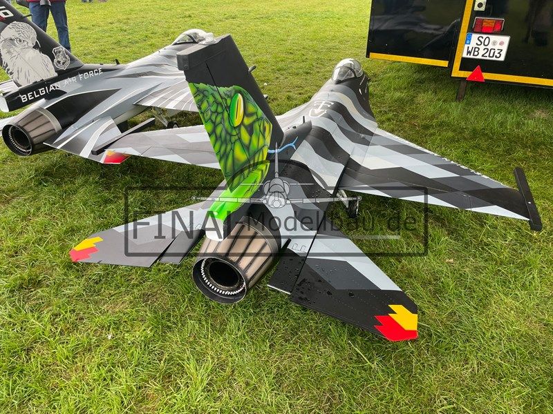 Jetlegend F-16C 1/5 PNP-Version Belgian Airforce - Solo Display Team DREAM VIPER