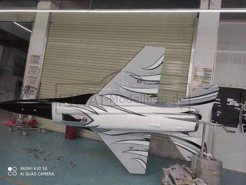 Jetlegend F-16C 1/5 PNP-Version DARK VADOR Belgian Airforce