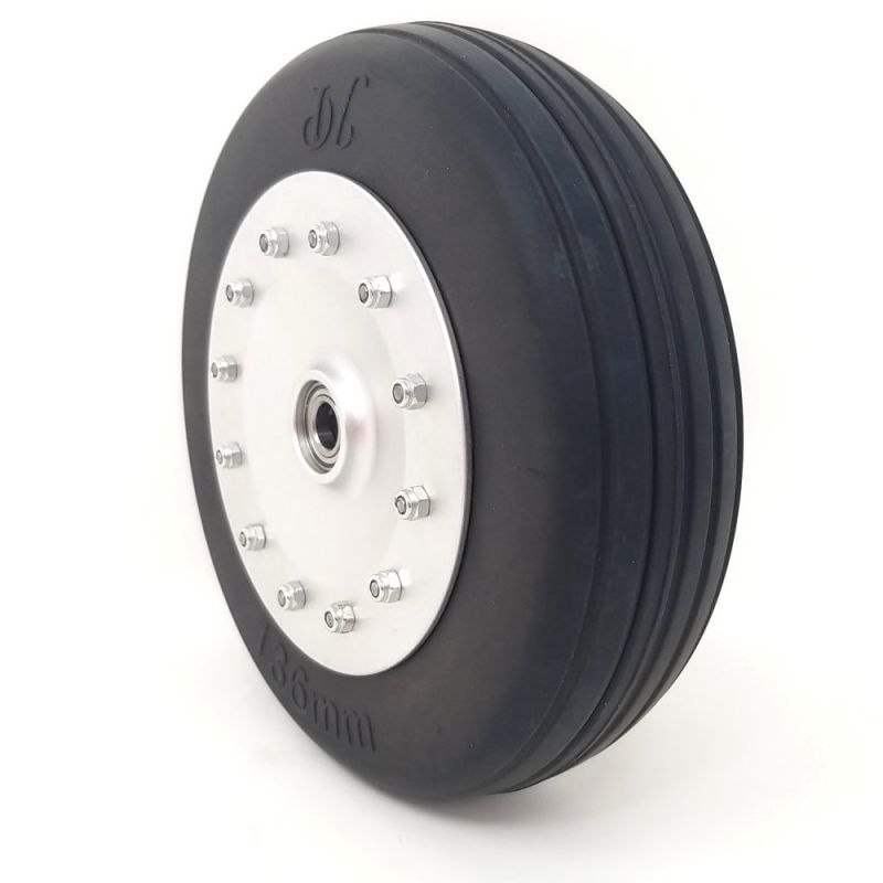 JP Hobby 136/36mm Aluminiumrad (8mm Achse) Warbirds