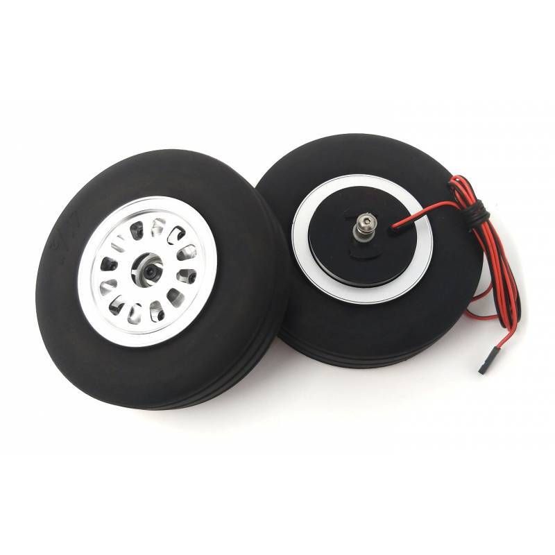 JP Hobby Elektrobremse mit 2x 115/31mm Rädern (8mm Achse)