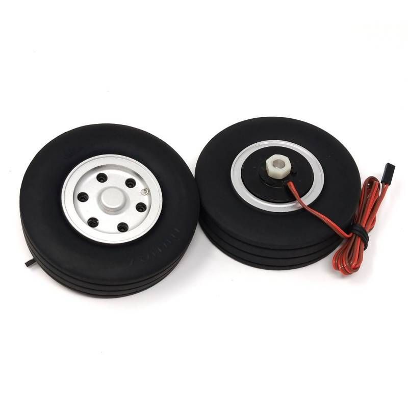 JP Hobby Elektrobremse mit 2x 95/31mm Rädern (8mm Achse)