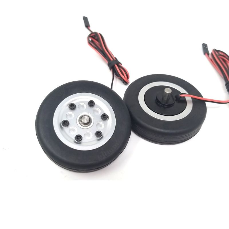 JP Hobby Elektrobremse mit 2x 60/16mm Rädern (5mm Achse)
