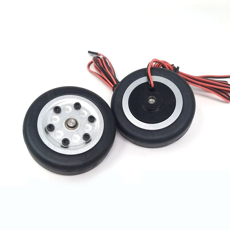 JP Hobby Elektrobremse mit 2x 55/16mm Rädern (5mm Achse)