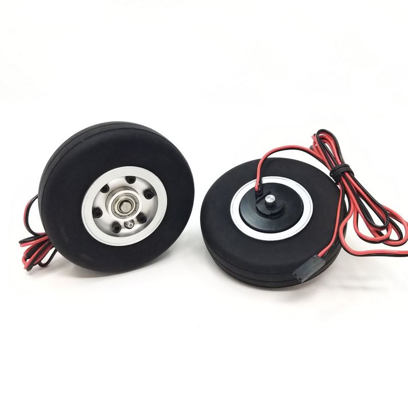 JP Hobby Elektrobremse mit 2x 75/20mm Rädern LIGHT (5mm Achse)