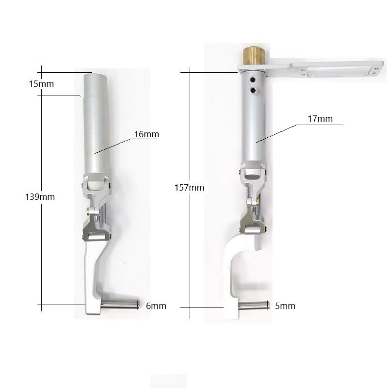 JP Hobby ER-150 15mm Scale Metal Oleo Struts (single nose strut) (Skymaster F-15 1/9.5 1.42m or planes up 20kg)