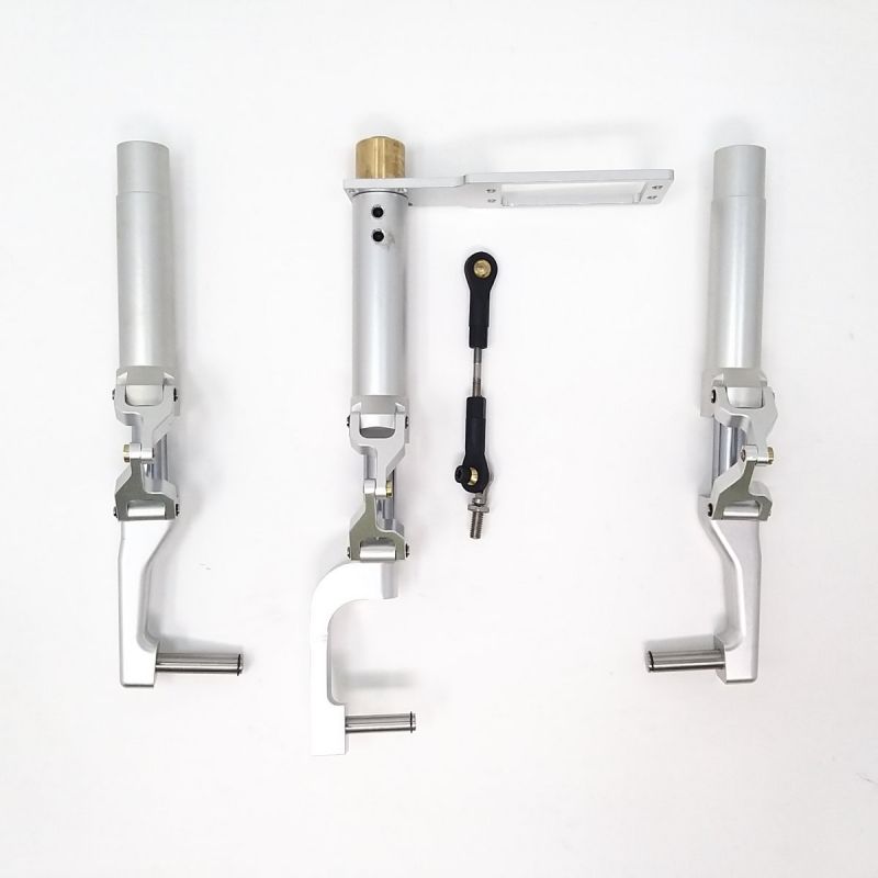 JP Hobby ER-150 15mm Scale Metal Oleo Struts (single nose strut) (Skymaster F-15 1/9.5 1.42m or planes up 20kg)