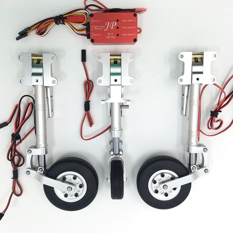 JP Hobby ER-008 Tricycle Full Set with Brakes (AF Model / Aerofoam MB-339) + Controller
