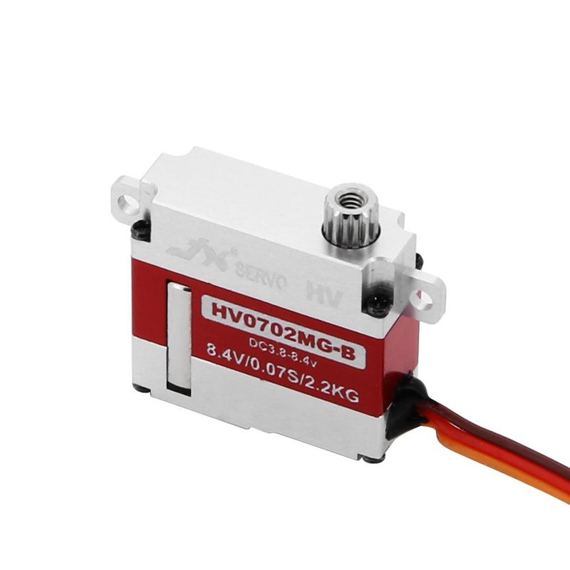 JX PDI-HV0702MG, Micro-Coreless-HV-Servo, 7mm, 2,2 kg Stellkraft, 0.07sec./60° JX PDI-HV0702MG, Micro-Coreless-HV-Servo, 7mm, 2,2 kg Stellkraft, 0.07sec./60°