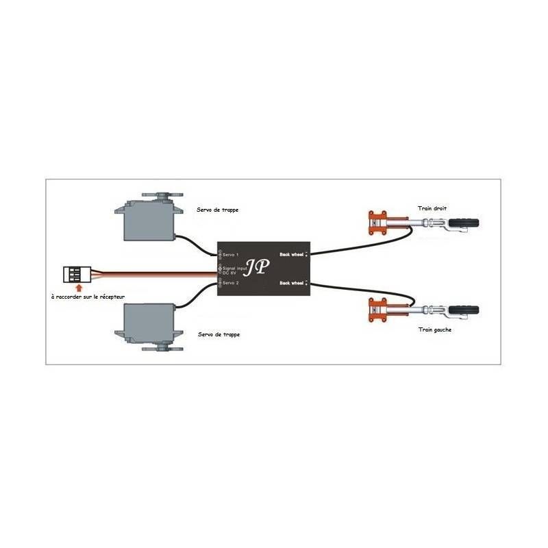 JP Hobby Zweirad-Controller Retract Box ER-120 V2