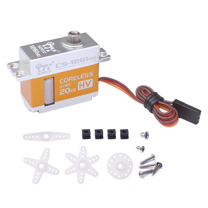 JX CS-1261SG HV-Coreless 15mm Servo, 20kg Stellkraft, 0.08sec./60°